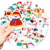 50 Snowman Stickers Cartoon Holiday Decoration Scene Setup Stickers