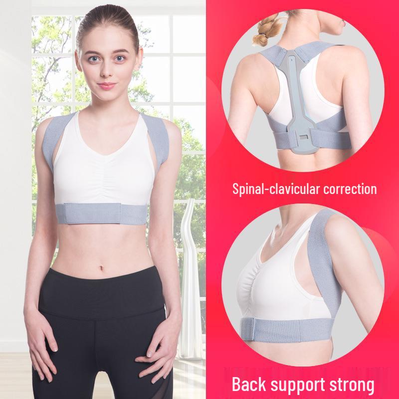 Unisex Invisible Posture Corrector: Improves Shoulders & Back Alignment for Students, Corrects Hunchback, Promotes Beautiful Back.