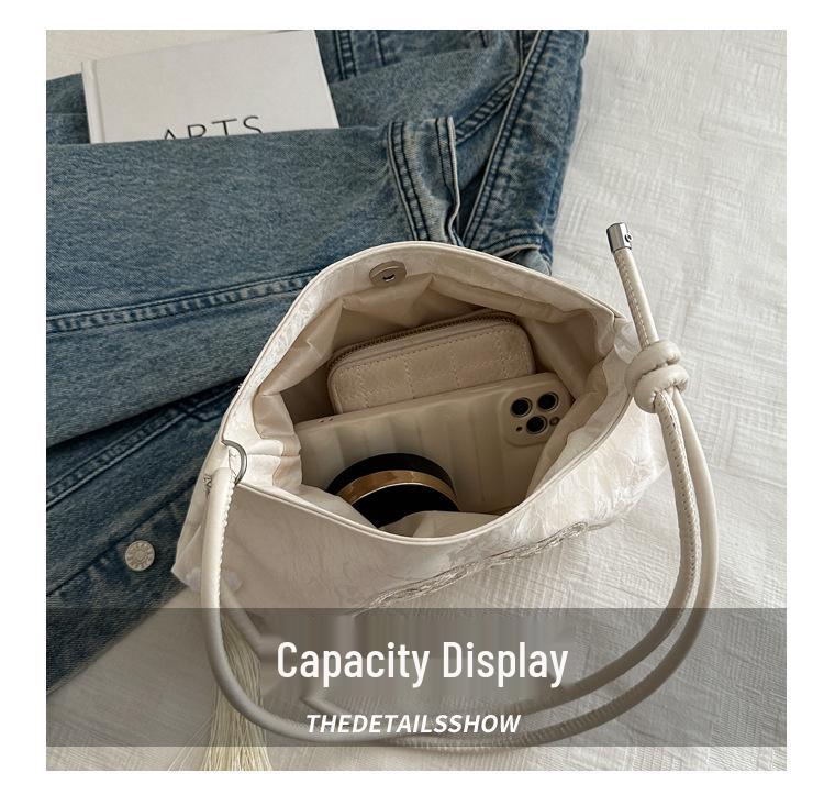 Trendy 2024 Chinese-Style Tassel Crossbody Bag - Women's Summer Fashion Shoulder Bag