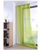 Voilage - Mona - 135 x 260 cm - Vert tilleul - 100% polyester - Œillets métalliques