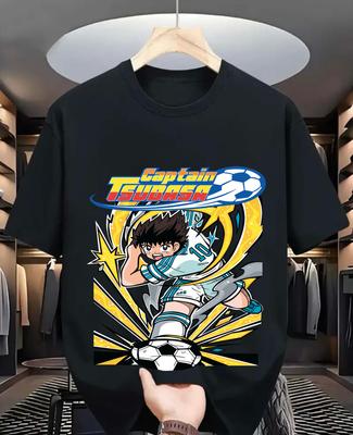 Kojiro Hyuga T-shirt Captain Tsubasa Anime  Football Manga Mark Landers Toho