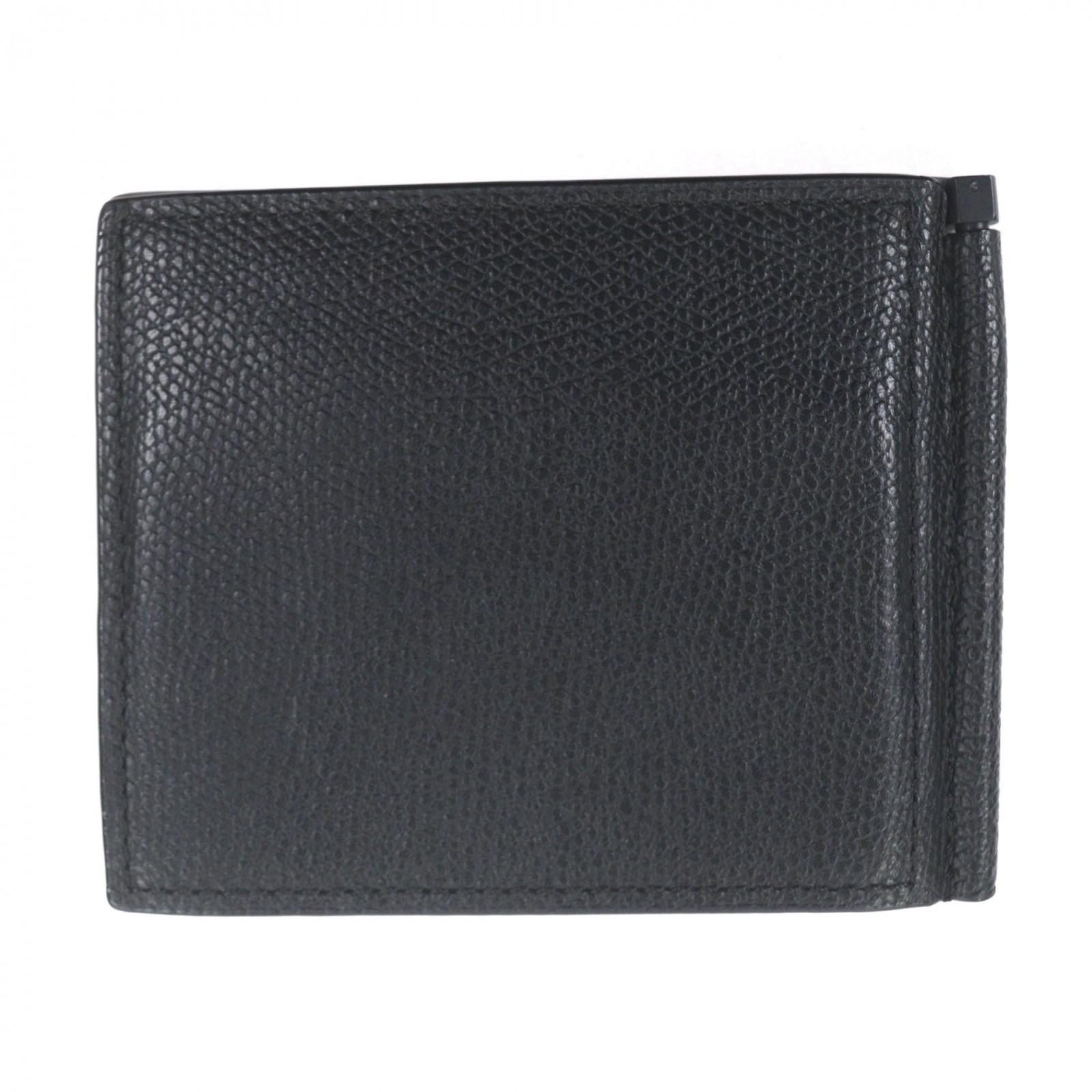 Excellent Valextra Card Case black leather mens SGDR0080028LRDWG99 Used