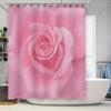 Sunflower Pattern Shower Curtain Waterproof Bathroom Decor 3D Printed Fabric Available In Multiple Sizes