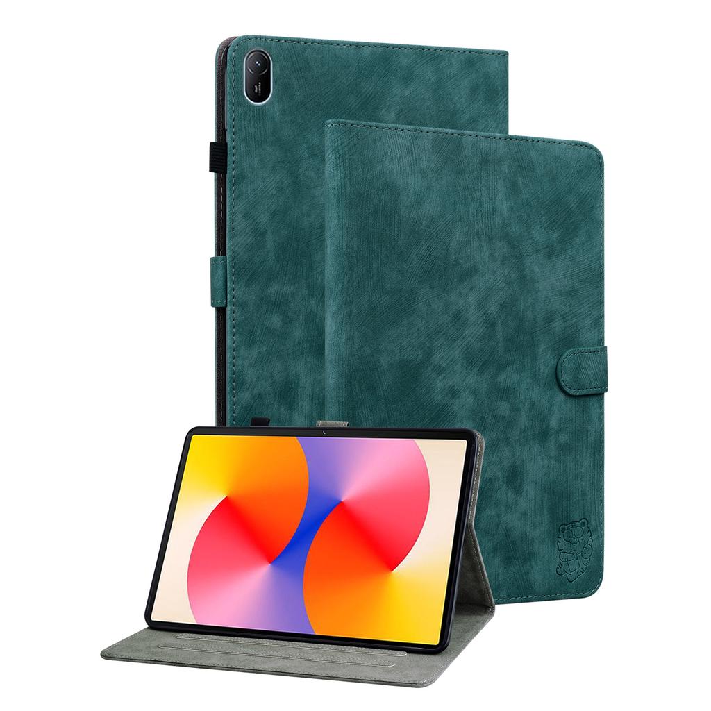 Soft TPU Back Case for Huawei MatePad SE 11 2024 11 Inch Model AGS6-W00 Adjustable Stand Cover with Luxury PU Leather Card Slots