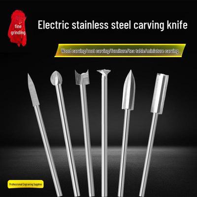 Set di coltelli e trapani elettrici per intaglio del legno: Strumento di precisione per intagliare, rettificare, fresare e scavare nella lavorazione del legno