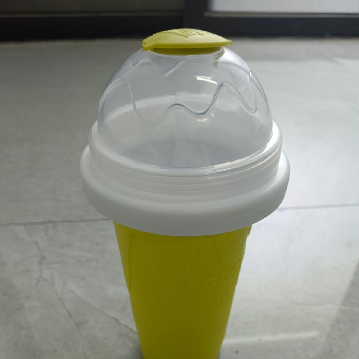 

Домашний стакан для смузи, Стакан для льда, сжимаемый одним движением One Size жёлтый