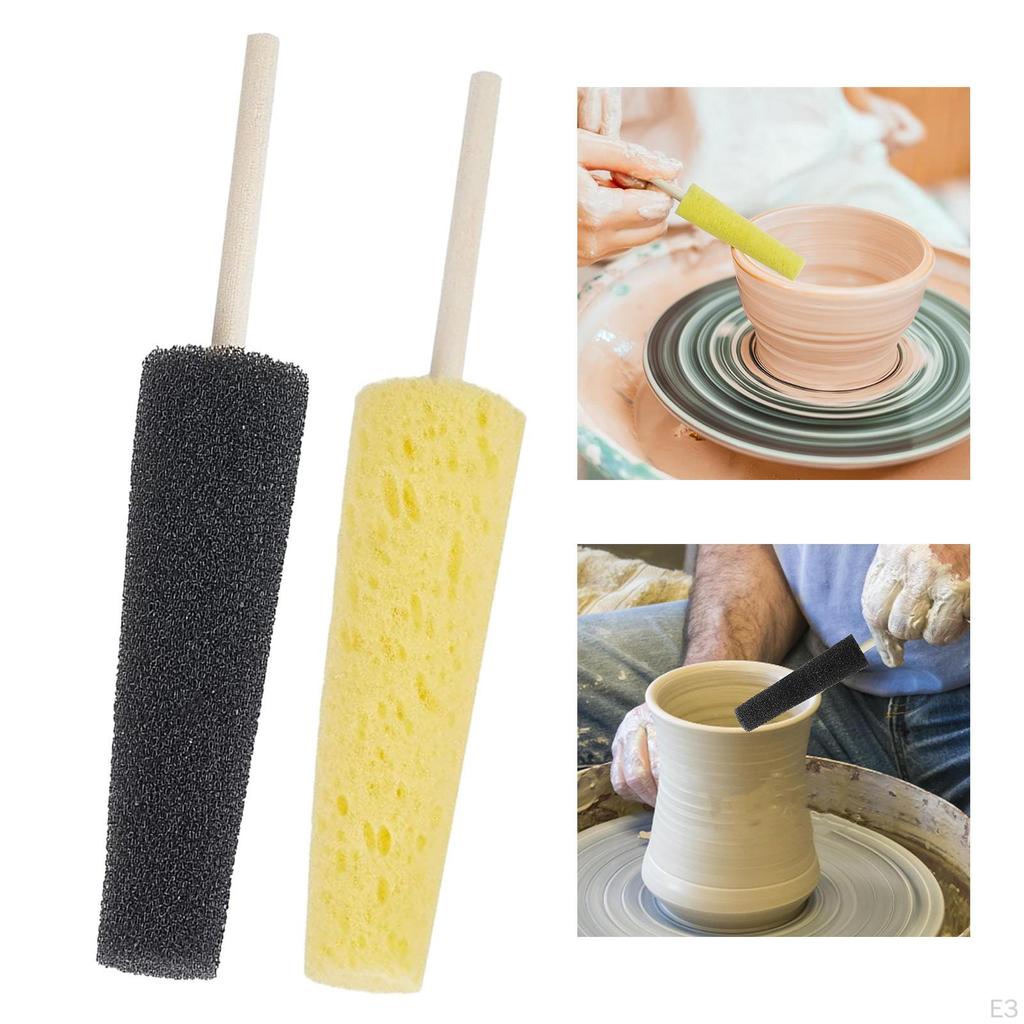 Artist Pottery Sponge with Burr Repair Functionality