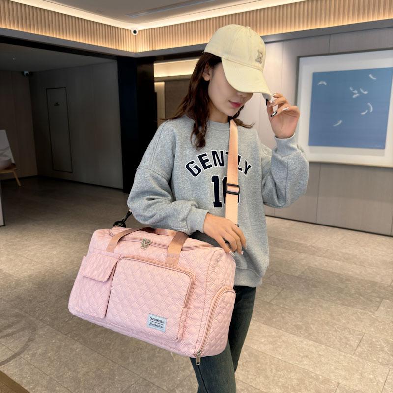 Travel bag Portable large capacity New fashion independent shoe compartment Dry and wet separation Sports swimming Yoga fitness bag