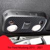 For Ford Mustang 2015-2021 Roof Reading Lamp Light Cover Trim Carbon Fiber Style