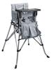 Femstar ONE2STAY Folding High Chair for with Lightweight and Indoor/Outdoor Use, Tray, Compact, F-P71846-H-DT (Silver)