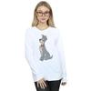 Disney Womens/Ladies Lady And The Tramp Spaghetti Heart Sweatshirt