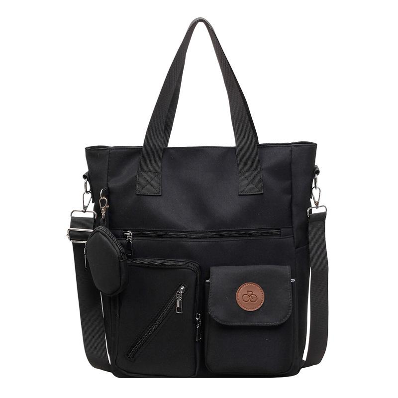 Crossbody Handbag Women's Multi-Pocket Tote Bag Lightweight Capacity Commuter Shoulder Bag