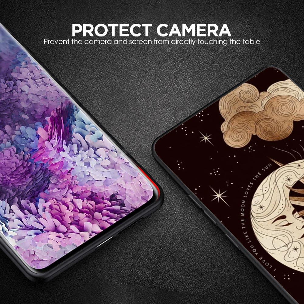 Moon Sun Phone Case For Samsung Galaxy A17 A07 A55 A35 A25 A15 A05s A33 5G A31 A23 A21s A13 A41 A73 A53 A51 A71 A03s S10 Cover