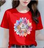Fashion Yoga Youth Summer T-shirt Girls Short Sleeve T-shirt Fitness Sports Hot Sale Oversized T Shirt Summer polyester fabric