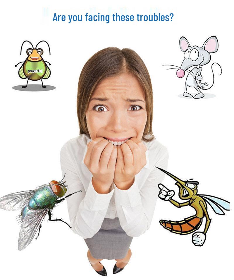Ultrasonic & Electromagnetic Insect and Rodent Repeller Plug-in