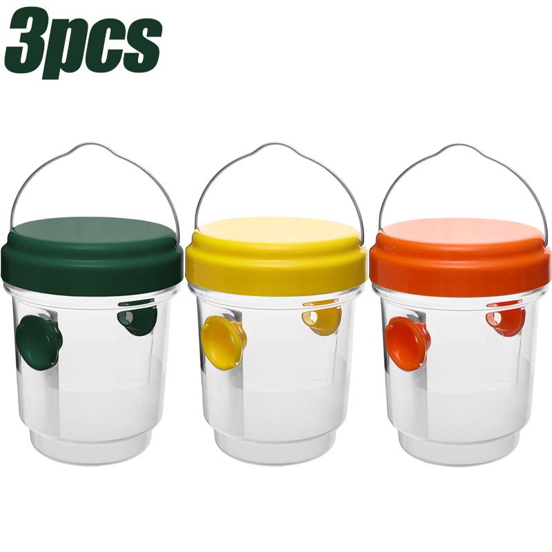 1/3pcs Hanging Hornets Trap Waterproof Wasp Traps Outdoor Garden Effective Fruit Flies Fly Wasps Insect Pest Control Tools