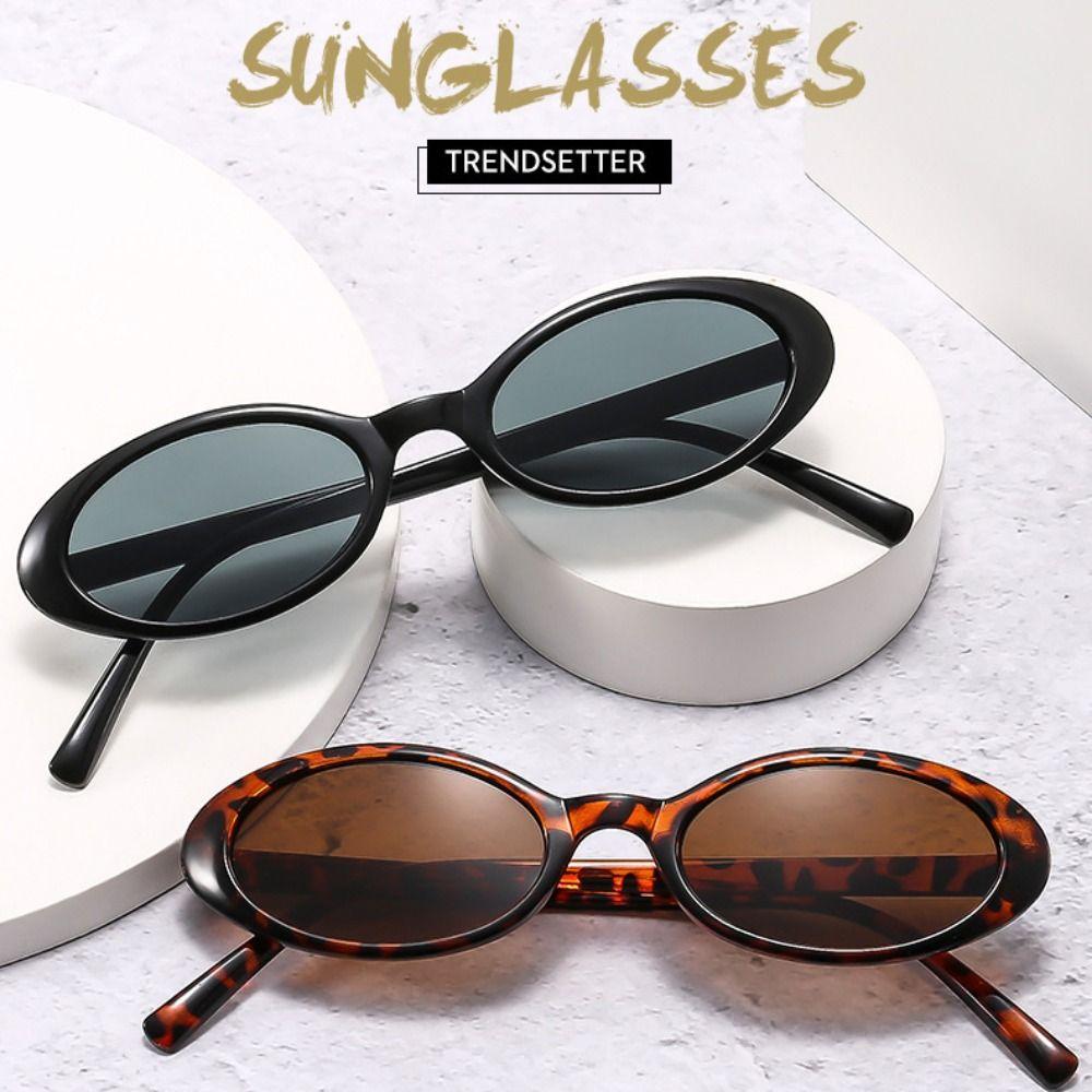 Polarized UV Protection Lightweight Comfortable Durable High Quality Retro Stylish Oval Shaped Female Male Sun Glasses