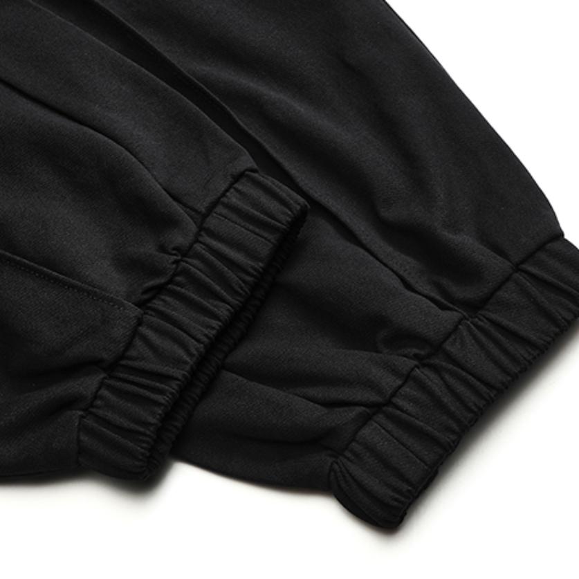 Fila Fusion Loose Fit Embroidered Logo Knit Sports Pants Men Bottoms Deep-Black T11M232601F-BK