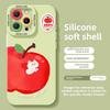 Red Apple iPhone 16 Pro Max Phone Case 17 Pro Full Coverage 17 Air Silicone 16 Shockproof 17 Soft Case TPU