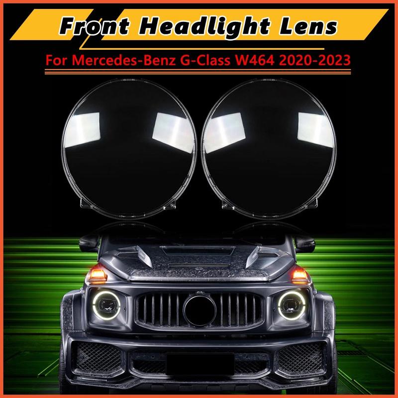 Headlight Clean Lens Cover Lampshade Shell For Mercedes For Benz G-Class W463 2nd W464 AMG G55 G63 G65 2010- Car Accessories