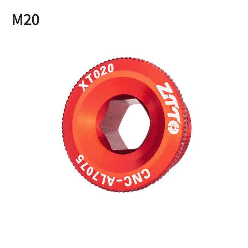 Bicycle Crank Arm Fixing Bolt Wear Resistant Aluminum Alloy Bike Crankset Nut Cover 1PC for Mountain Biking Replacement
