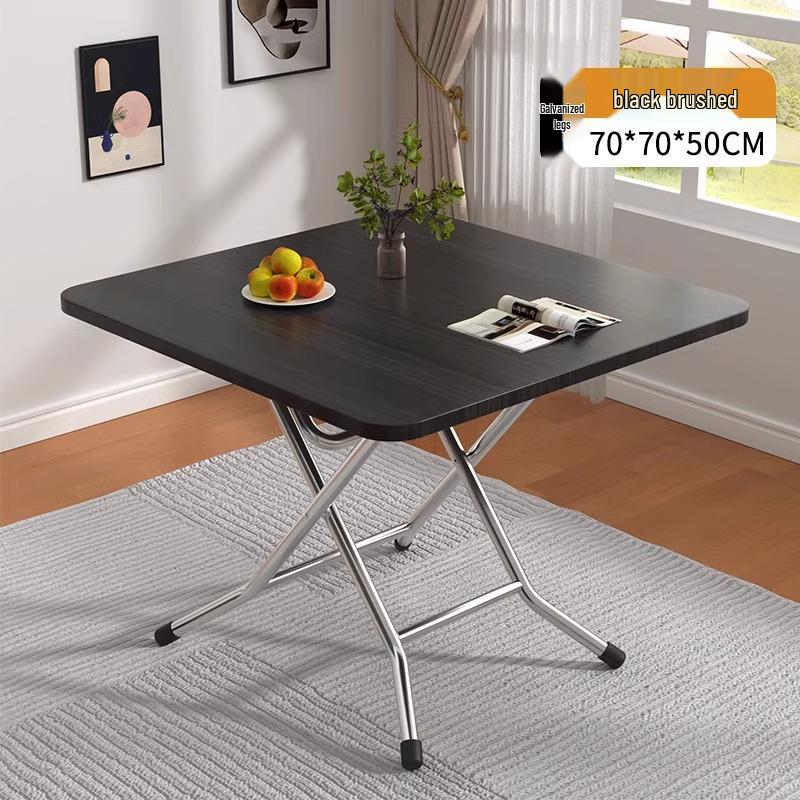 Compact Folding Dining Table for Small Spaces - Indoor/Outdoor Use, Square & Round Options Available
