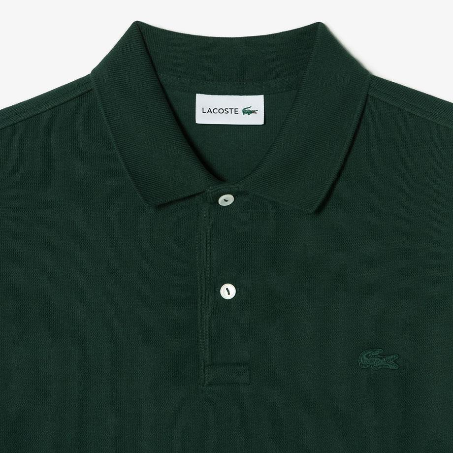 Lacoste Men's Ribbed Long Sleeve Polo Shirt PH262E-55NYZP