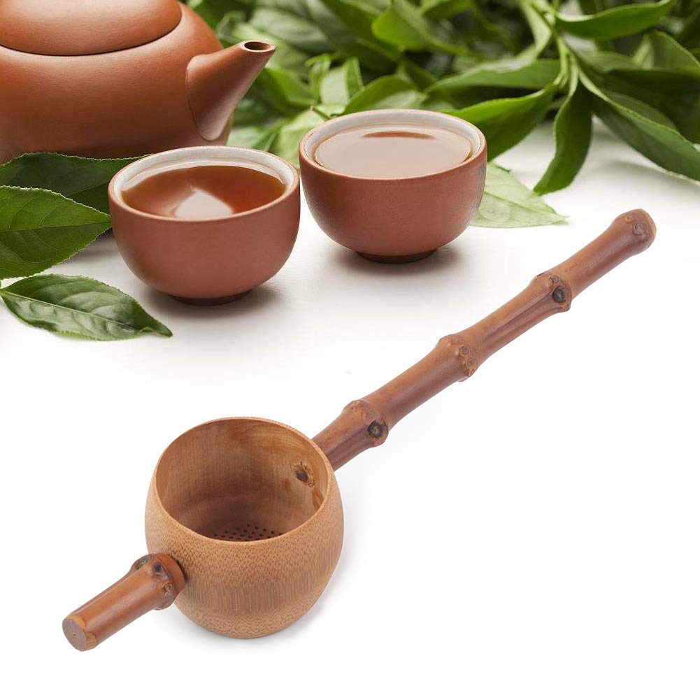 Bamboo Tea Strainer, Tea Filter, Teatime Companion for Tea Lovers (Bamboo Stick with Holes)