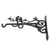 Hanging Plant Bracket Wall Hook Iron Decorative Plant Hanger with Screws for Bird Feeder Lanterns Wind Chimes Flower