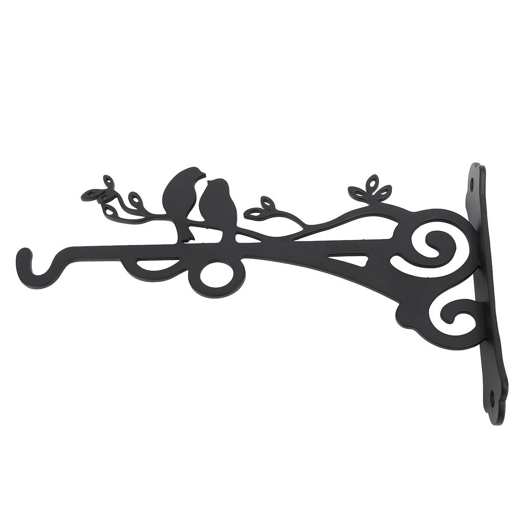 Hanging Plant Bracket Wall Hook Iron Decorative Plant Hanger with Screws for Bird Feeder Lanterns Wind Chimes Flower