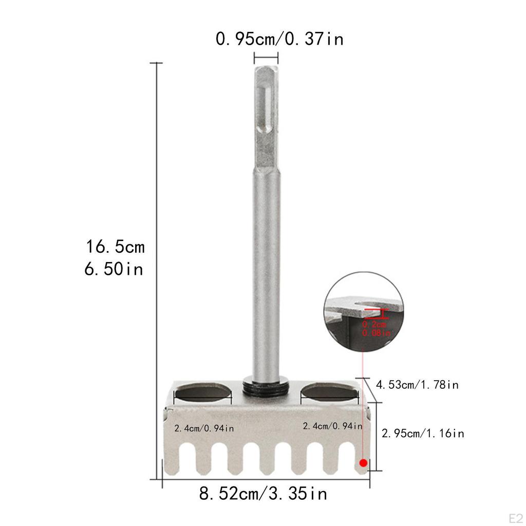 Electric Box Slot Cutter Drywall Hole Puncher Socket Cut Carving Outlet for Brick
