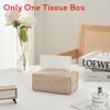 Modern Minimalist Tissue Box With Geometric Pattern For Living Room And Office Decor