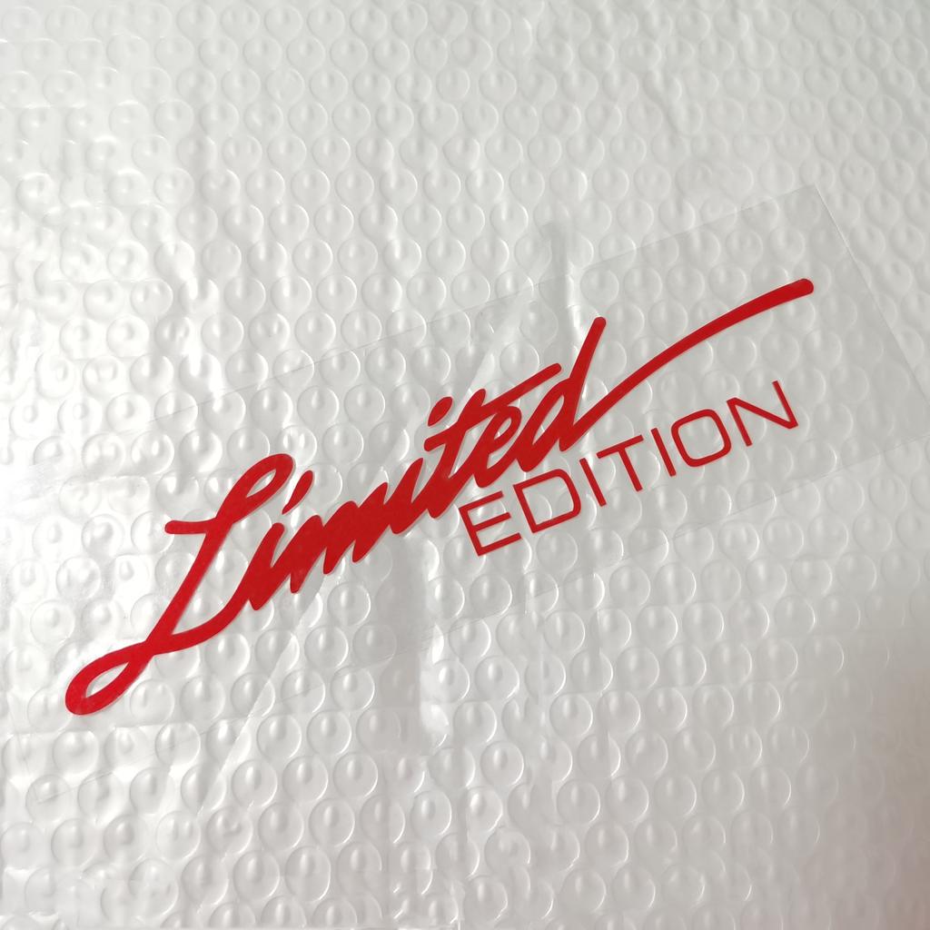 Limited Edition Motorcycle Stickers, Waterproof Reflective Vinyl Decal, Car Body Exterior Styling Accessories