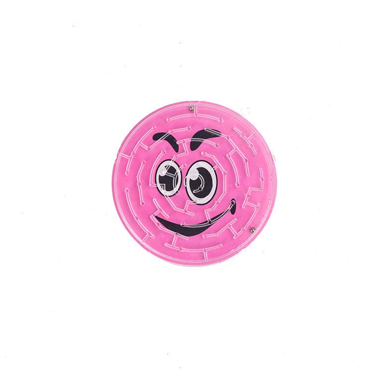Childrens Plastic Brain Teaser Puzzle With Smile Face Maze For Kids Educational Play