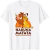 Hot Fashion Disney The Lion King Hakuna Matata Simba Timon Pumbaa Shot T-Shirt S-4XL Four Seasons Gift