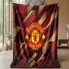 Manchester United Theme Blanket Soft Flannel Blanket Plush Throw Blanket Cozy Sofa Bed Blanket for Home Decor