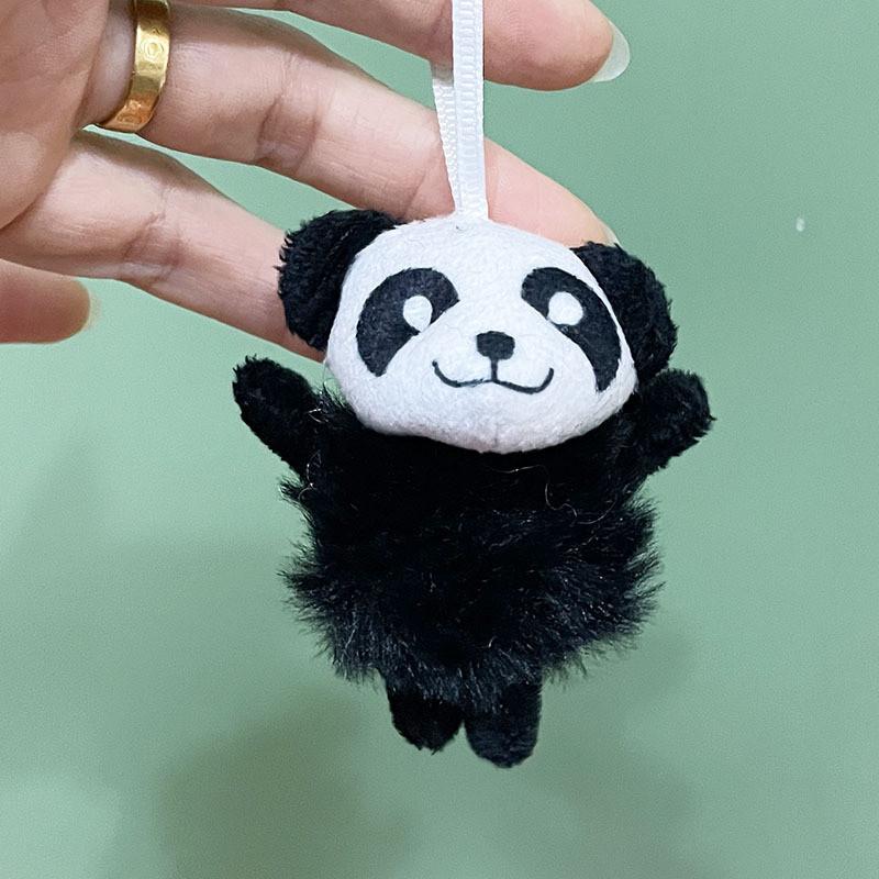 Cartoon Panda Easter Animal Plush Toys Heart Style Pendant Decorations Gift