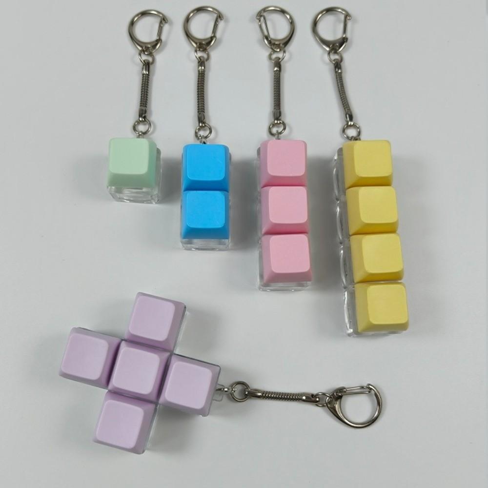 Breloc Fidget Buton Cheie 1/2/3/4/5 Chei Jucărie Decompresie Relaxare Deget Tastatură Adult