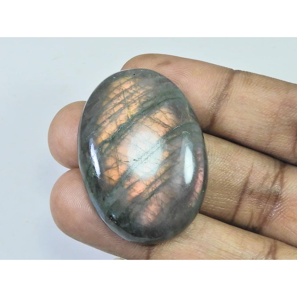 28X40X08MM Natural Purple Labradorite Spectrolite Oval Loose Gemstone 87Cts. D-433