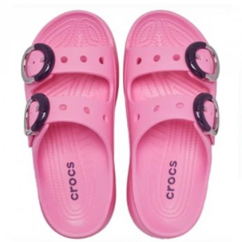 Crocs Saturday Platform Deep Died Buckle Sandal Women 213246 669