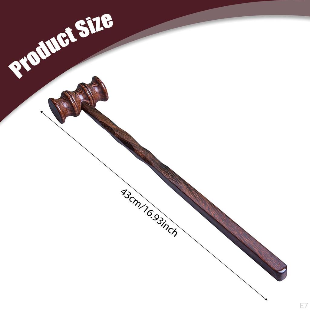 Massage Tool Manual Handheld Back Massager Wooden Body Massaging Device Comfortable Handle Full
