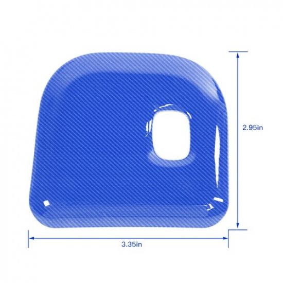 Inner Tailgate Rear Door Switch Trim For Jeep Grand Cherokee Blue Carbon Fiber