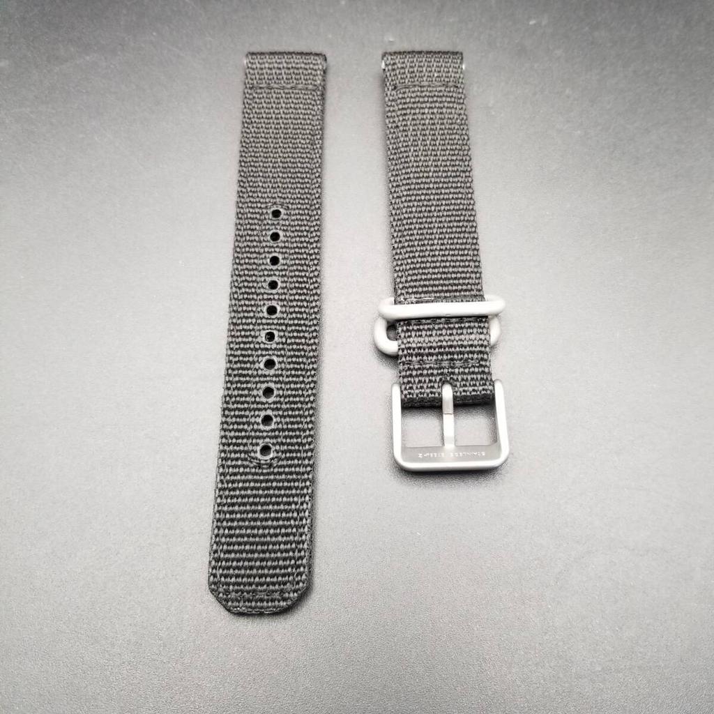 SEIKO 18mm Nylon for Watches Band, Black, SNK809K2/SNK809KD/7S26-02J0 4K13JZ
