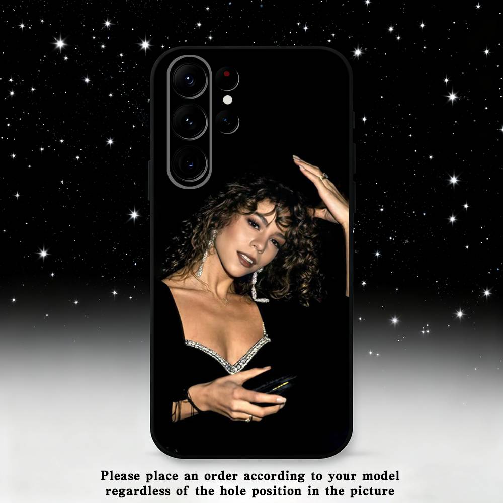 M-Mariah C-Carey Singer Phone Case For Samsung S 25,24,23,22,30,21,10,9,Ultra,Plus,Lite,FE,4,5 G Black Soft Case