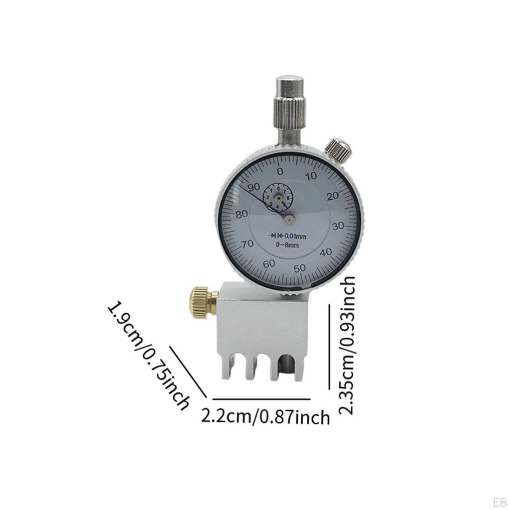 Guitar String Action Gauge 0.005" / 0.01mm Accuracy Digital Display Compact Up Tool for Ukulele