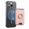 Applicable To iPhone15 Magnetic Suction Magsafe Solid Color Card Bag, Card Holder, Apple 16 Back Sticker Strong Magnetic N52 Card Bag.