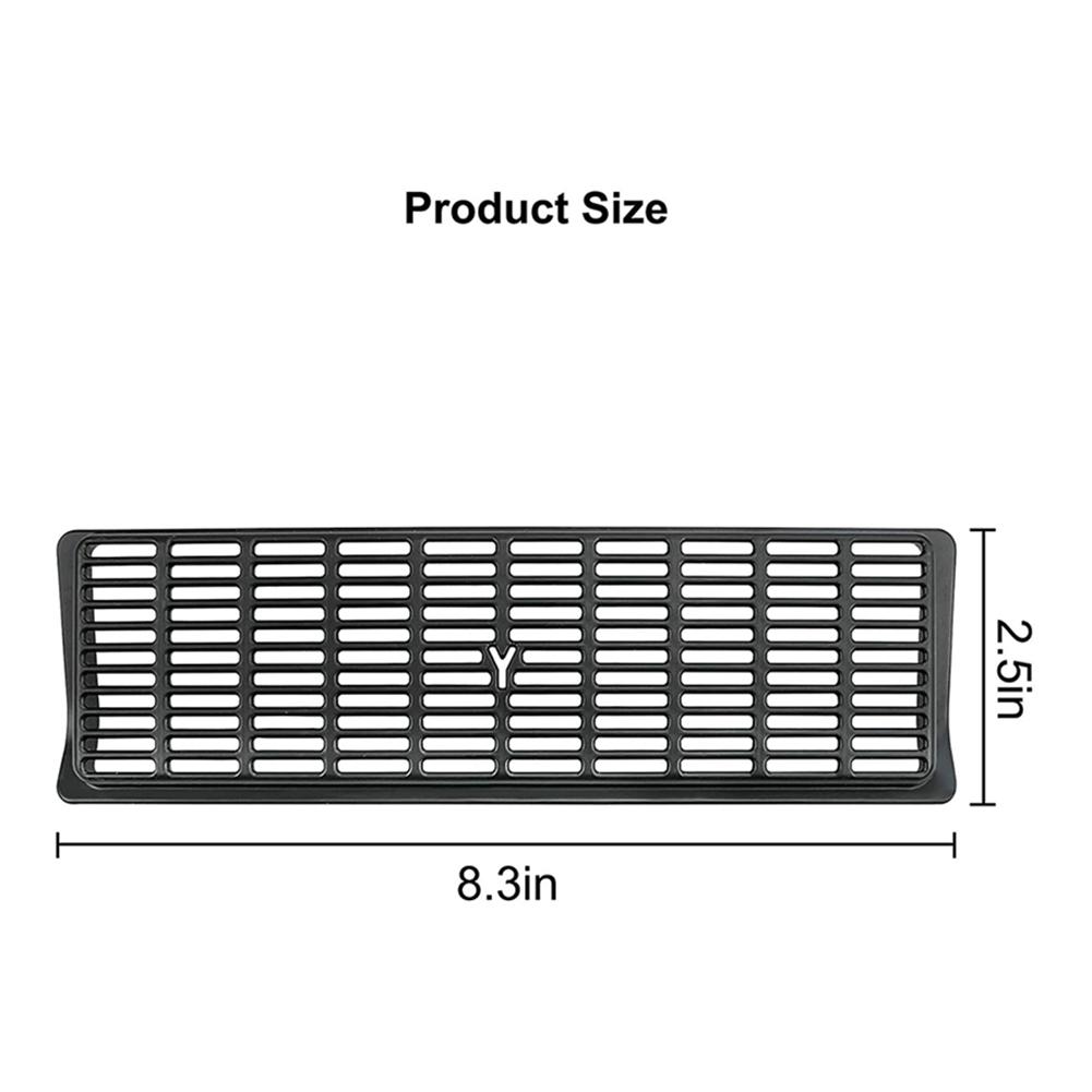 2Pcs Under Seat Air Vent Cover Car Air Outlet Cover Under Seat Air Conditioner Outlet Cover Grille for Tesla Model Y Accessories