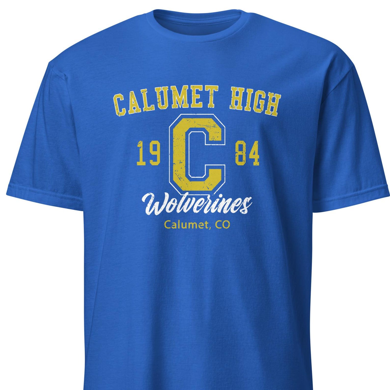 Red Dawn Calumet High Wolverines T-Shirt: Retro 80s Movie Tee 4XL