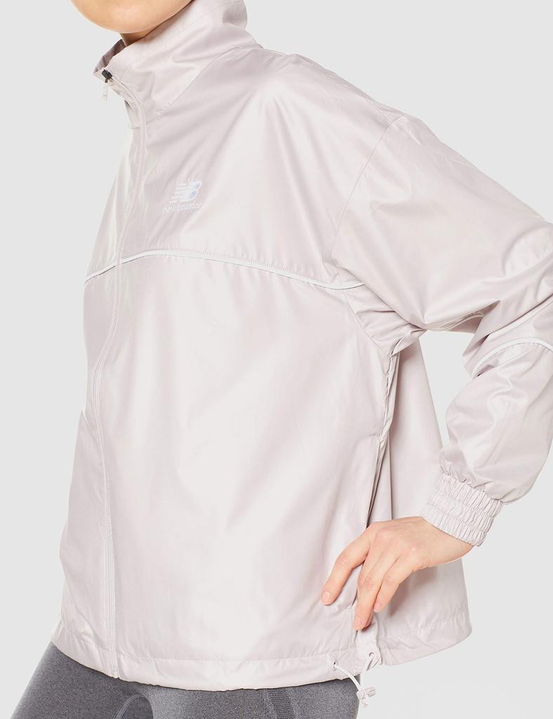 Jacket NB Athletics Piping Windbreaker WJ11502 Logwood Japan S To Japanese Size [New Balance] Women's (LWD) (equivalent S)