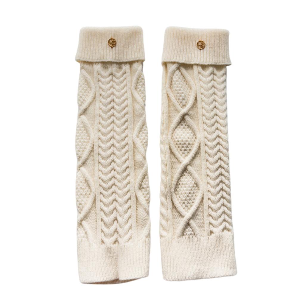 Womens Lolitas Knit Long Socks Leg Warmers Harajuku Boot Socks Winter Warm Ankle Heap Socks Fashion Leg Socks Streetwear